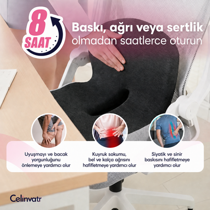CelinvaTR™ Ortopedik Oturma Minderi